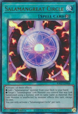 Image of Salamangreat Circle (PUR) (RA03-EN066) - Quarter Century Bonanza 1st Edition