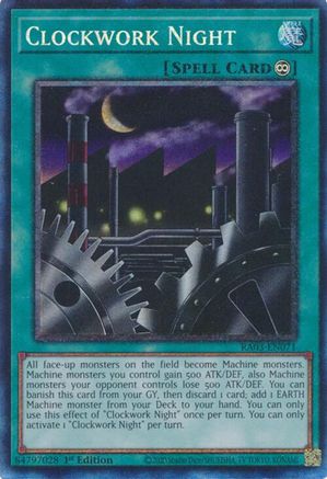 Image of Clockwork Night (PCR) (RA03-EN071) - Quarter Century Bonanza 1st Edition