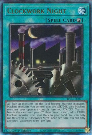 Image of Clockwork Night (PUR) (RA03-EN071) - Quarter Century Bonanza 1st Edition