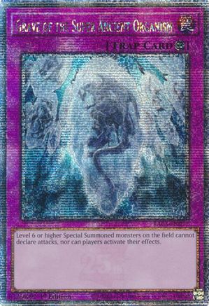 Image of Grave of the Super Ancient Organism (Quarter Century Secret Rare) (RA03-EN077) - Quarter Century Bonanza 1st Edition