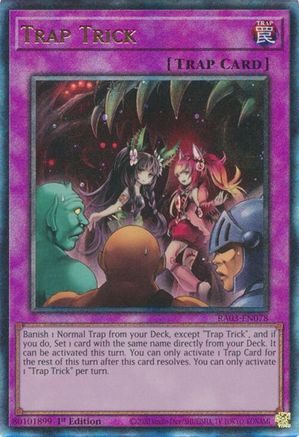Image of Trap Trick (PUR) (RA03-EN078) - Quarter Century Bonanza 1st Edition