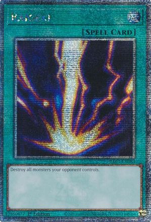 Image of Raigeki (Quarter Century Secret Rare) (RA03-EN083) - Quarter Century Bonanza 1st Edition