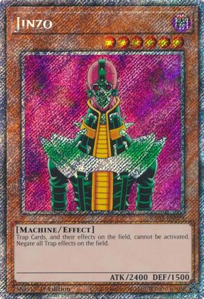 Image of Jinzo (Platinum Secret Rare) (RA03-EN099) - Quarter Century Bonanza 1st Edition