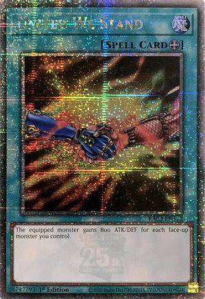 Image of United We Stand (Quarter Century Secret Rare) (RA03-EN112) - Quarter Century Bonanza 1st Edition