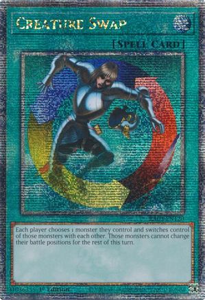 Image of Creature Swap (Quarter Century Secret Rare) (RA03-EN120) - Quarter Century Bonanza 1st Edition