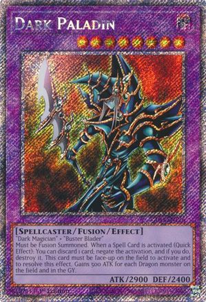 Image of Dark Paladin (Platinum Secret Rare) (RA03-EN126) - Quarter Century Bonanza 1st Edition