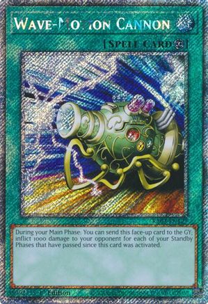 Image of Wave-Motion Cannon (Platinum Secret Rare) (RA03-EN127) - Quarter Century Bonanza 1st Edition
