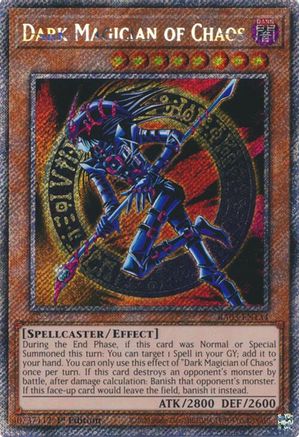 Image of Dark Magician of Chaos (Platinum Secret Rare) (RA03-EN134) - Quarter Century Bonanza 1st Edition