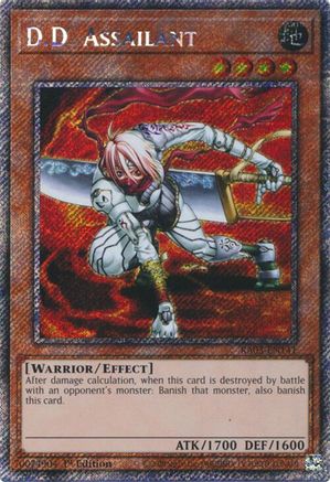 Image of D.D. Assailant (Platinum Secret Rare) (RA03-EN141) - Quarter Century Bonanza 1st Edition