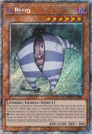 Image of Il Blud (Platinum Secret Rare) (RA03-EN186) - Quarter Century Bonanza 1st Edition