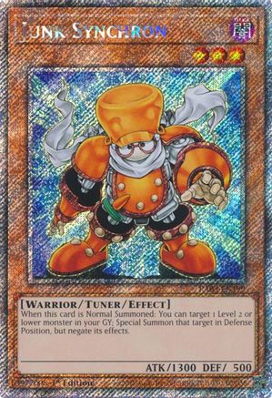 Image of Junk Synchron (Platinum Secret Rare) (RA03-EN199) - Quarter Century Bonanza 1st Edition