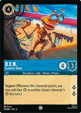 Image of B.E.N. - Eccentric Robot (137/204) - Azurite Sea Cold Foil