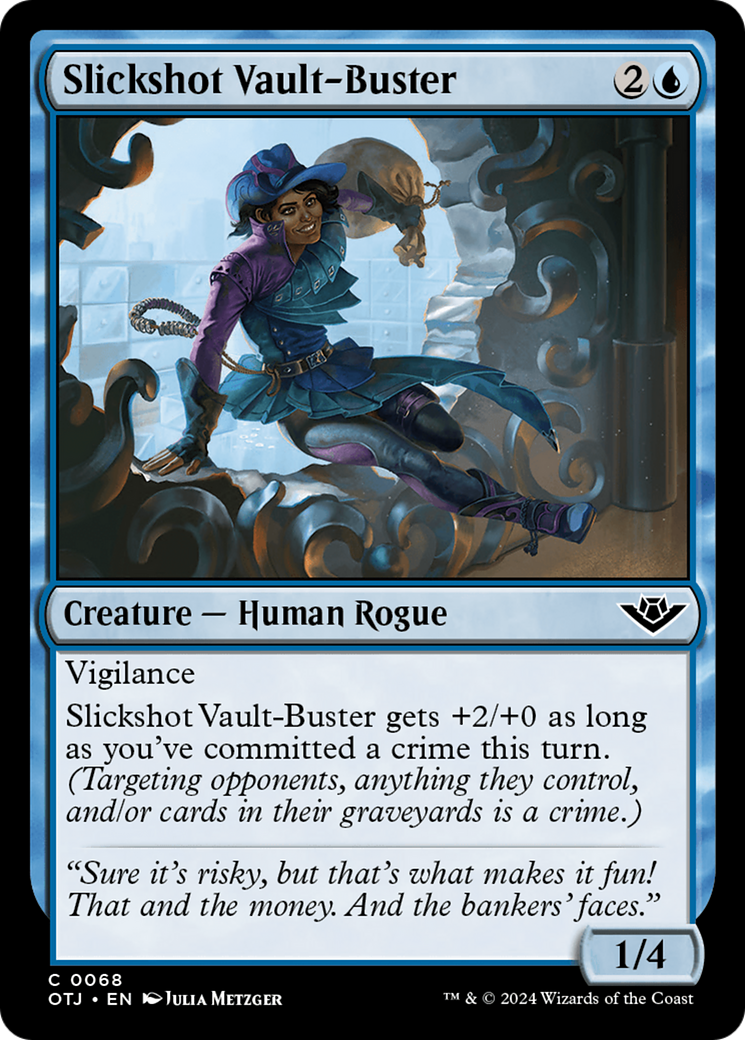 Image of Slickshot Vault-Buster (OTJ-068) - Outlaws of Thunder Junction Foil