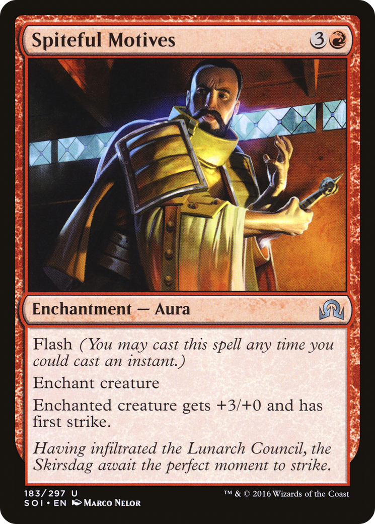 Image of Spiteful Motives (SOI-183) - Shadows over Innistrad