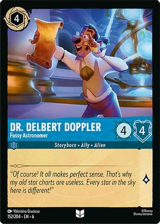 Image of Dr. Delbert Doppler - Fussy Astronomer (152/204) - Azurite Sea