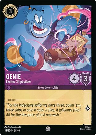 Image of Genie - Excited Shipbuilder (38/204) - Azurite Sea