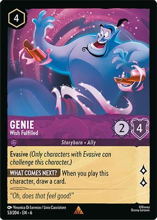 Image of Genie - Wish Fulfilled (53/204) - Azurite Sea Cold Foil