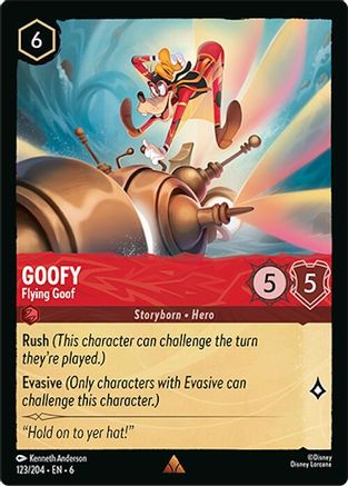 Image of Goofy - Flying Goof (123/204) - Azurite Sea
