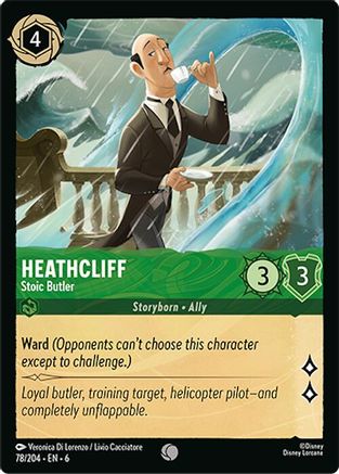 Image of Heathcliff - Stoic Butler (78/204) - Azurite Sea