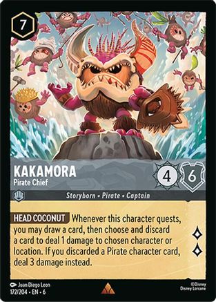 Image of Kakamora - Pirate Chief (172/204) - Azurite Sea Cold Foil