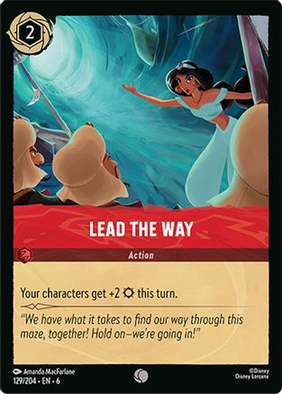 Image of Lead the Way (129/204) - Azurite Sea Cold Foil