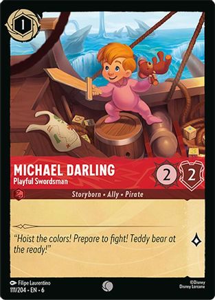 Image of Michael Darling - Playful Swordsman (111/204) - Azurite Sea