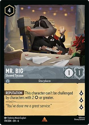 Image of Mr. Big - Shrewd Tycoon (174/204) - Azurite Sea
