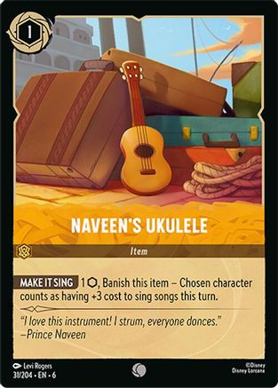 Image of Naveen's Ukulele (31/204) - Azurite Sea