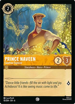 Image of Prince Naveen - Carefree Explorer (10/204) - Azurite Sea Cold Foil
