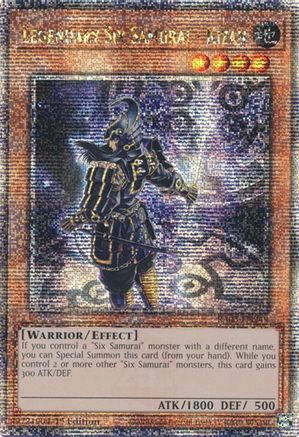 Image of Legendary Six Samurai - Kizan (Quarter Century Secret Rare) (RA03-EN249) - Quarter Century Bonanza 1st Edition