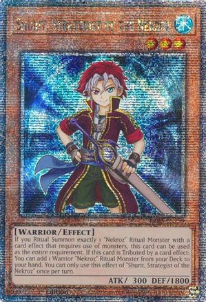 Image of Shurit, Strategist of the Nekroz (Quarter Century Secret Rare) (RA03-EN259) - Quarter Century Bonanza 1st Edition
