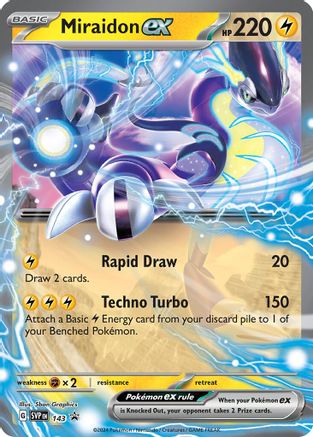 Image of Miraidon ex 143  - Holofoil SV Scarlet & Violet Promo Cards - Promo