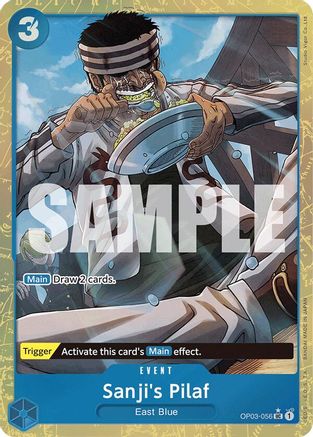 Image of Sanji's Pilaf (Alternate Art) (OP03-056) - Premium Booster -The Best- Foil