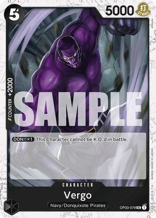 Image of Vergo (Jolly Roger Foil) (OP03-079) - Premium Booster -The Best- Foil