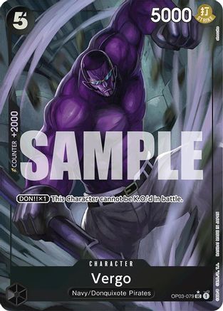 Image of Vergo (Full Art) (OP03-079) - Premium Booster -The Best- Foil