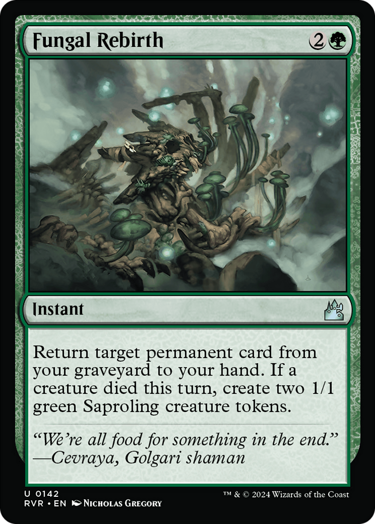 Image of Fungal Rebirth (RVR-142) - Ravnica Remastered