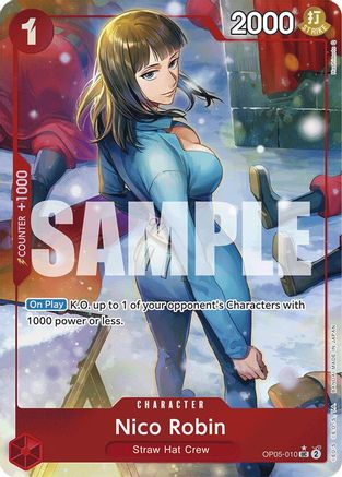 Image of Nico Robin (Full Art) (OP05-010) - Premium Booster -The Best- Foil