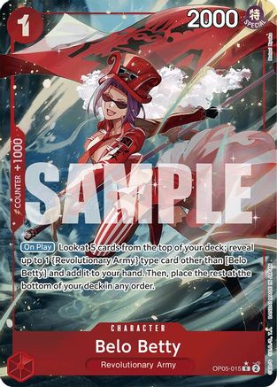 Image of Belo Betty (Full Art) (OP05-015) - Premium Booster -The Best- Foil