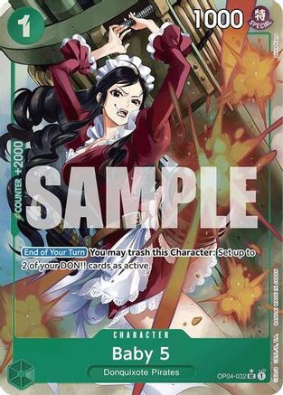 Image of Baby 5 (OP04-032) (Full Art) (OP04-032) - Premium Booster -The Best- Foil