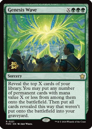 Image of Genesis Wave (PRE-221) - Prerelease Cards Foil