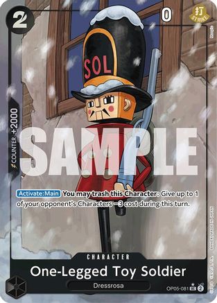Image of One-Legged Toy Soldier (Full Art) (OP05-081) - Premium Booster -The Best- Foil