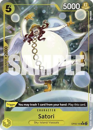 Image of Satori (Full Art) (OP05-105) - Premium Booster -The Best- Foil