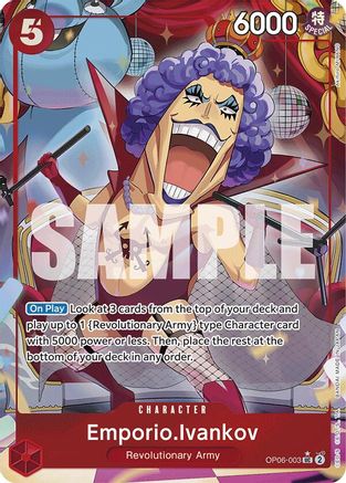 Image of Emporio.Ivankov (Full Art) (OP06-003) - Premium Booster -The Best- Foil