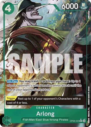 Image of Arlong (Full Art) (OP06-023) - Premium Booster -The Best- Foil