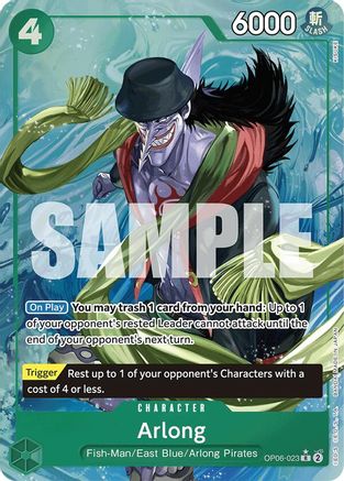 Image of Arlong (Alternate Art) (OP06-023) - Premium Booster -The Best- Foil