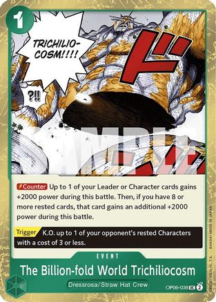 Image of The Billion-fold World Trichiliocosm (Jolly Roger Foil) (OP06-038) - Premium Booster -The Best- Foil