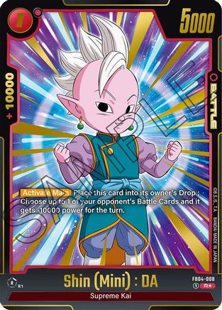 Image of Shin (Mini) : DA (Alternate Art) (FB04-008) - Ultra Limit Holofoil