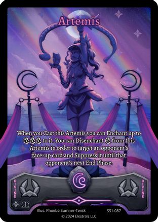 Image of Artemis (SS1-87) - Shattered Stars Chapter 1 SS1 Holo