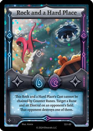 Image of Rock and a Hard Place (SS1-89) - Shattered Stars Chapter 1 SS1 Holo
