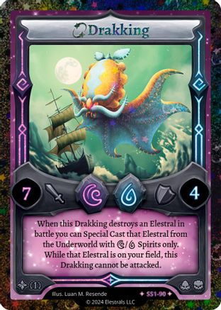 Image of Drakking (SS1-90) (SS1-90) - Shattered Stars Chapter 1 SS1 Reverse Holo